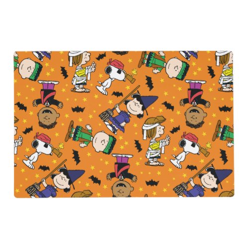Peanuts  Happy Halloween Pattern Placemat