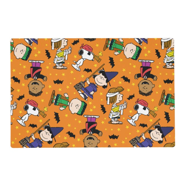 Peanuts | Happy Halloween Pattern Placemat (Front)