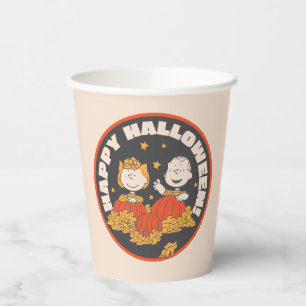 Peanuts Happy Halloween Sally & Linus Paper Cups