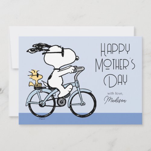 Peanuts  Happy Mothers Day Holiday Card