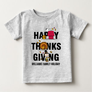 Peanuts   Happy Thanksgiving Combo Baby T-Shirt