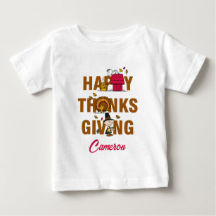 Peanuts   Happy Thanksgiving Combo Baby T-Shirt