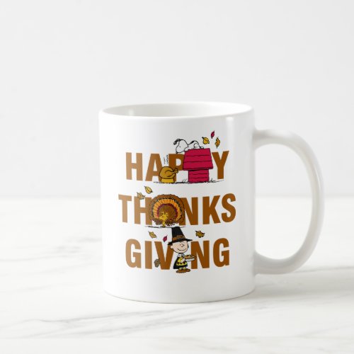 Peanuts  Happy Thanksgiving Combo Coffee Mug