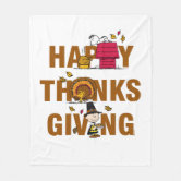 Peanuts discount thanksgiving blanket