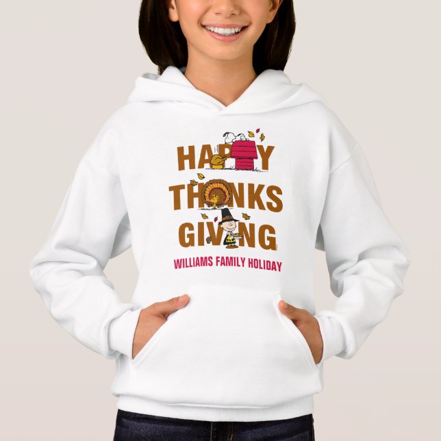 Peanuts | Happy Thanksgiving Combo Hoodie (Front)