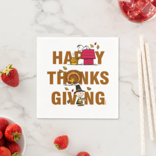 Peanuts Happy Thanksgiving Combo Napkins