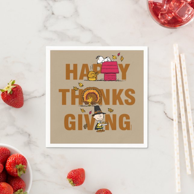 Peanuts | Happy Thanksgiving Combo Napkins (Insitu)
