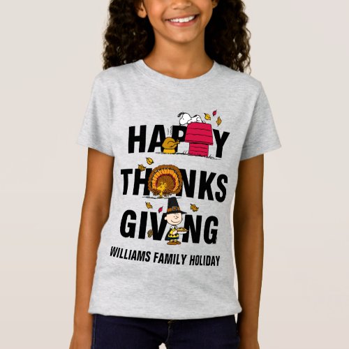 Peanuts  Happy Thanksgiving Combo T_Shirt