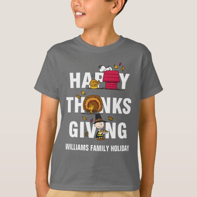 Peanuts | Happy Thanksgiving Combo T-Shirt (Front)