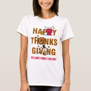 Peanuts Happy Thanksgiving Combo T-Shirt