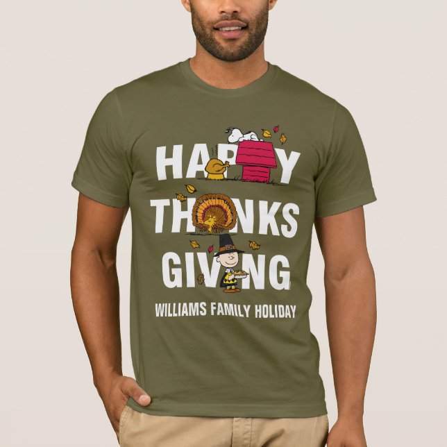 Peanuts | Happy Thanksgiving Combo T-Shirt (Front)