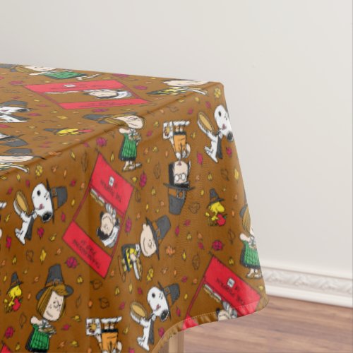 Peanuts  Happy Thanksgiving Pattern Tablecloth