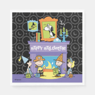 Peanuts Haunted Halls Halloween Napkins
