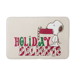 Peanuts Holiday Delights Bath Mat