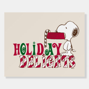 Peanuts   Holiday Delights Foam Board
