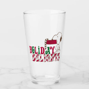 Peanuts   Holiday Delights Glass