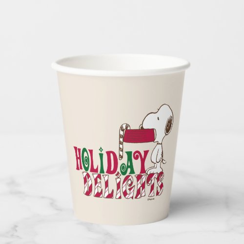 Peanuts  Holiday Delights Paper Cups