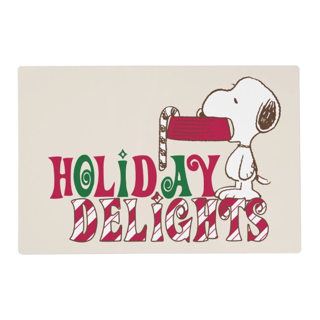 Peanuts | Holiday Delights Placemat (Front)