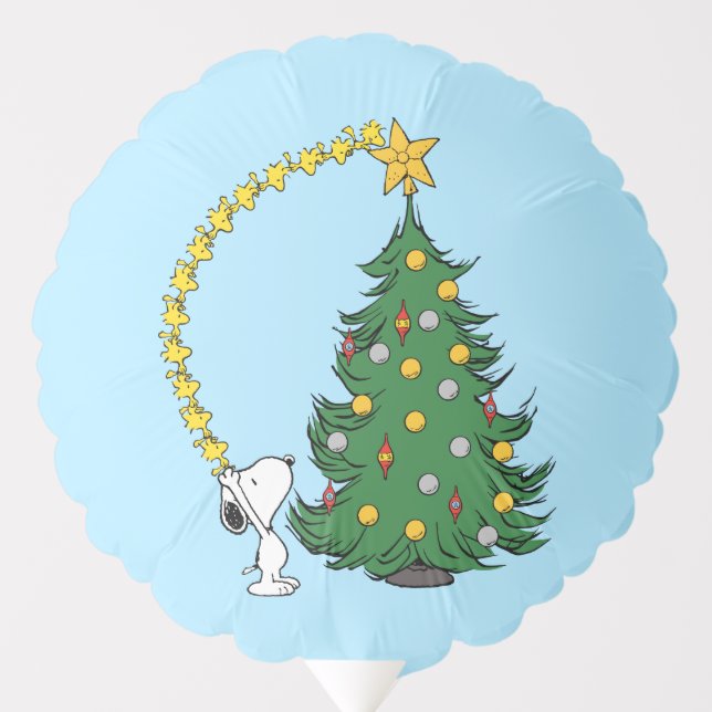 Peanuts | Holiday Tree Trimming Balloon (Front)