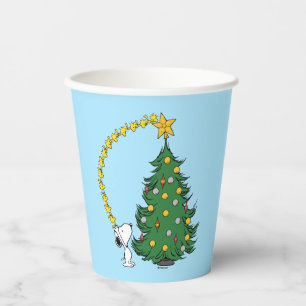 Peanuts Holiday Tree Trimming Paper Cups