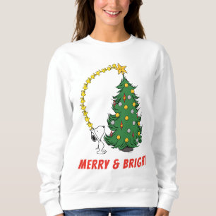 Peanuts   Holiday Tree Trimming Sweatshirt