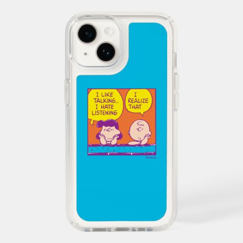 Peanuts  I Like Talking I Hate Listening Speck iPhone 14 Case