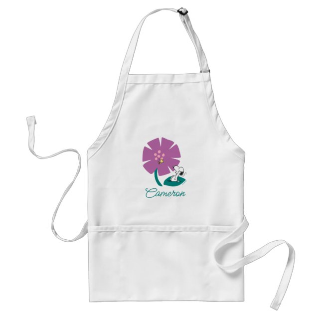 Peanuts | Illustrating Nature | Add Your Name Adult Apron (Front)