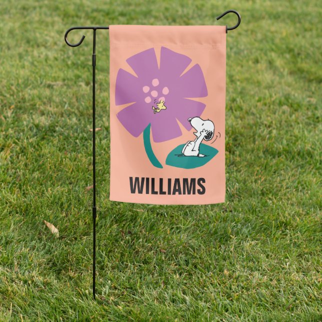 Peanuts | Illustrating Nature | Add Your Name Garden Flag (In SItu)