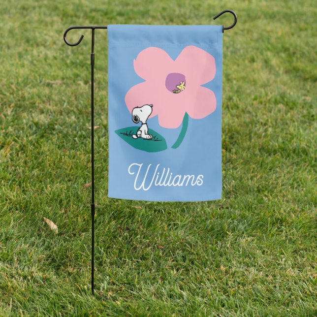 Peanuts | Illustrating Nature | Add Your Name Garden Flag (In SItu)