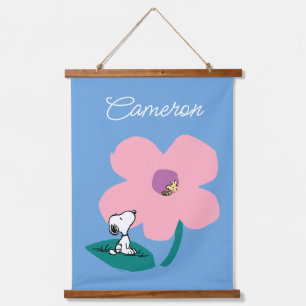 Peanuts Illustrating Nature Add Your Name Hanging Tapestry