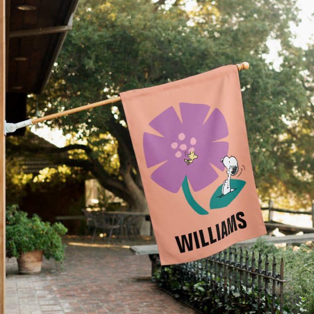 Peanuts | Illustrating Nature | Add Your Name House Flag (In SItu)