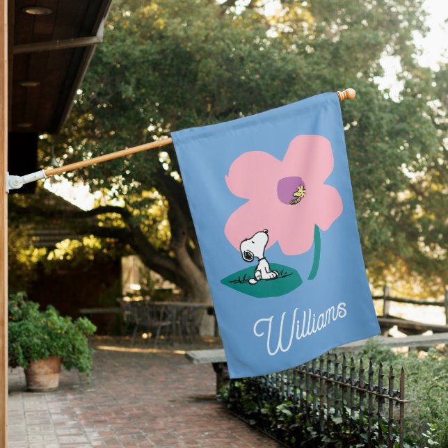 Peanuts | Illustrating Nature | Add Your Name House Flag (In SItu)