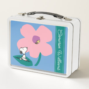 Peanuts Illustrating Nature Add Your Name Metal Lunch Box