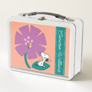 Peanuts   Illustrating Nature   Add Your Name Metal Lunch Box