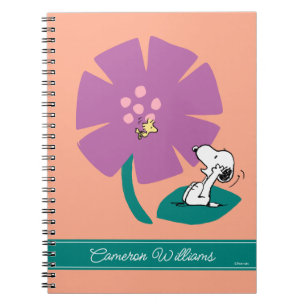 Peanuts Illustrating Nature Add Your Name Notebook