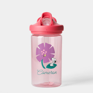Peanuts   Illustrating Nature   Add Your Name Water Bottle