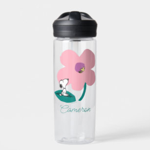 Peanuts   Illustrating Nature   Add Your Name Water Bottle