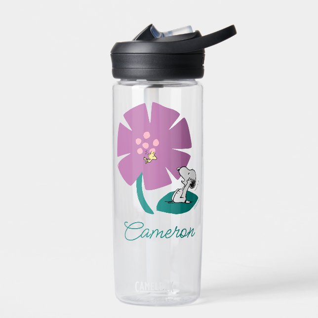 Peanuts | Illustrating Nature | Add Your Name Water Bottle (Left)