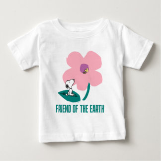 Peanuts | Illustrating Nature Pink Flower Baby T-Shirt