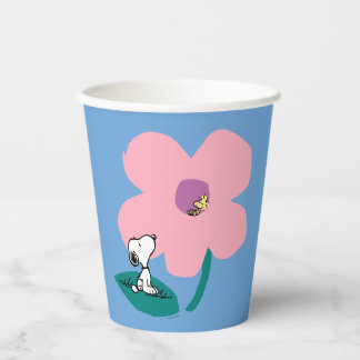 Peanuts | Illustrating Nature Pink Flower Paper Cups