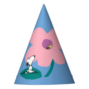 Peanuts   Illustrating Nature Pink Flower Party Hat