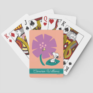 Peanuts Illustrating Nature Playing Cards