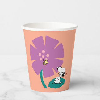 Peanuts | Illustrating Nature Purple Flower Paper Cups