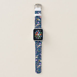 Peanuts In Bloom Pattern Apple Watch Band