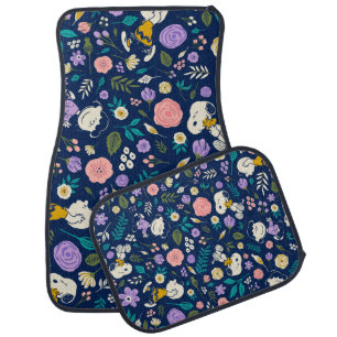 Peanuts In Bloom Pattern Car Floor Mat