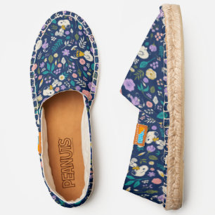 Peanuts In Bloom Pattern Espadrilles