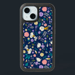 Peanuts In Bloom Pattern iPhone 15 Case<br><div class="desc">Take a look at this super cute design featuring Snoopy,  Woodstock,  Charlie Brown & Lucy in a colorful floral pattern.</div>