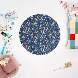 Peanuts In Bloom Pattern Rug