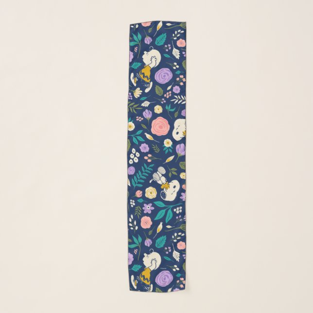Peanuts In Bloom Pattern Scarf (Front)