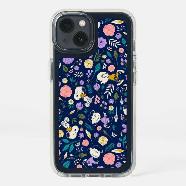 Peanuts In Bloom Pattern Speck iPhone 13 Case (Front)